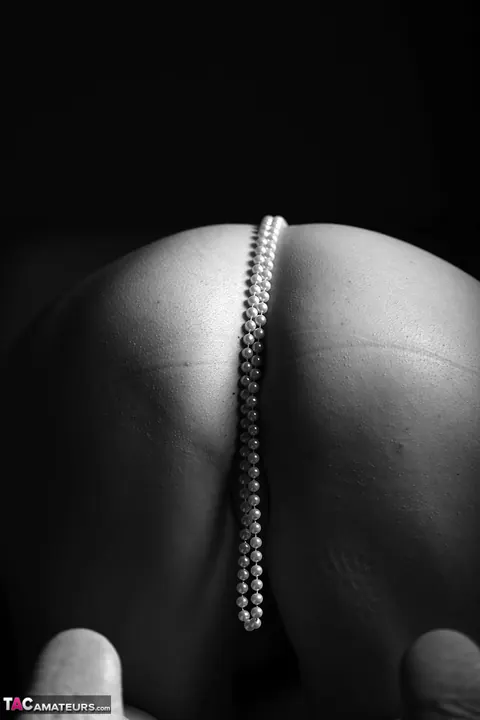 European BBW with a Piercing Spreads Her Mature Body in Panties – photo 19 of 20