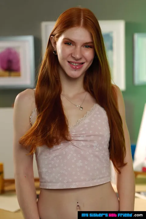 Jane Rogers: Petite Redhead Sucks and Rides a Big Cock – photo 4 of 19
