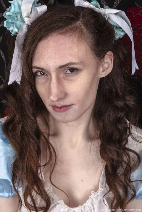 Mercy Quinn: Slim Amateur Brunette Displays Her Hairy Bush – photo 1 of 16