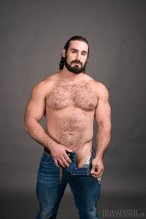 Trans Woman Poses Fully Nude Showing Her Cock and Body – photo 10 of 15