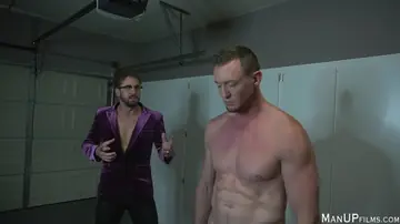 Two Naked Men Kiss and One Fucks the Other