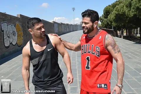 Two Hairy Men Suck and Fuck Doggy Style Until Cumshot – photo 1 of 21
