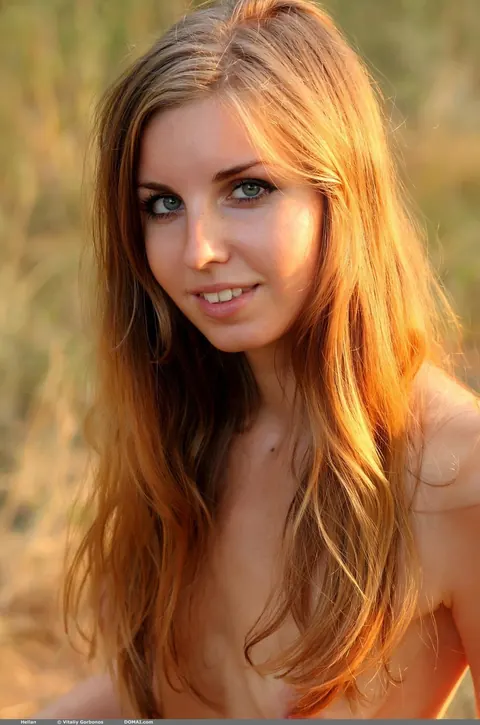 Hellan: Brunette Undresses and Poses Nude Flaunting Her Small Natural Tits – photo 11 of 21