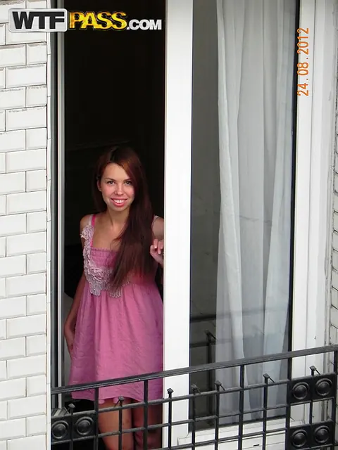 Iva Zan: Thick Redhead Strips Out of Her Lingerie Outdoors – photo 4 of 16