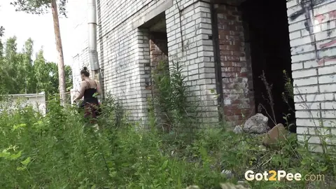 Diana Sweet: European Brunette Strips Nude and Spreads Her Legs in an Abandoned Building – photo 15 of 15