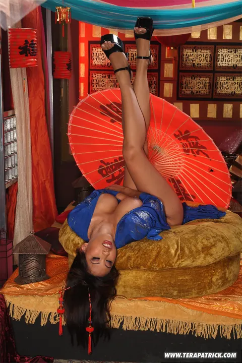 Busty Asian MILF in Heels Poses and Shows Off Her Body – photo 5 of 15
