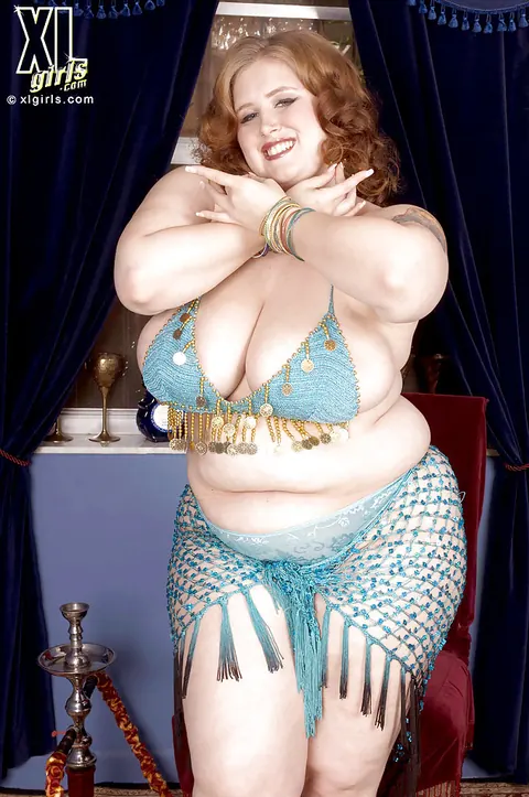Miss Isabelle: Curly Redhead BBW Bounces Her Big Tits and Spreads Wide – photo 2 of 16