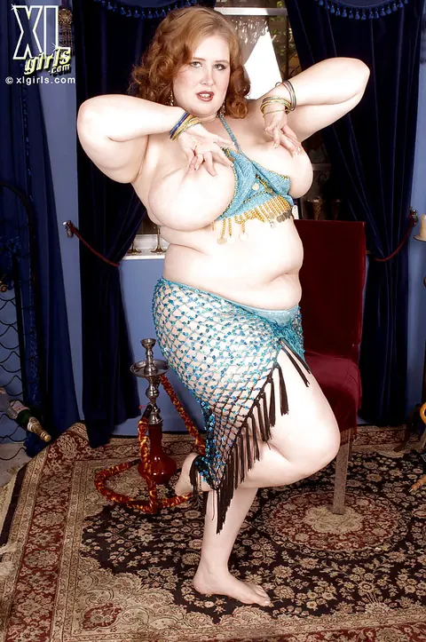 Miss Isabelle: Curly Redhead BBW Bounces Her Big Tits and Spreads Wide – photo 6 of 16