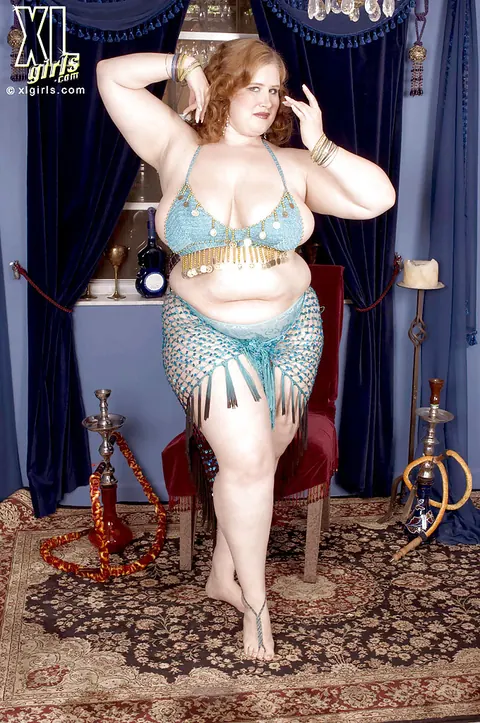 Miss Isabelle: Curly Redhead BBW Bounces Her Big Tits and Spreads Wide – photo 1 of 16