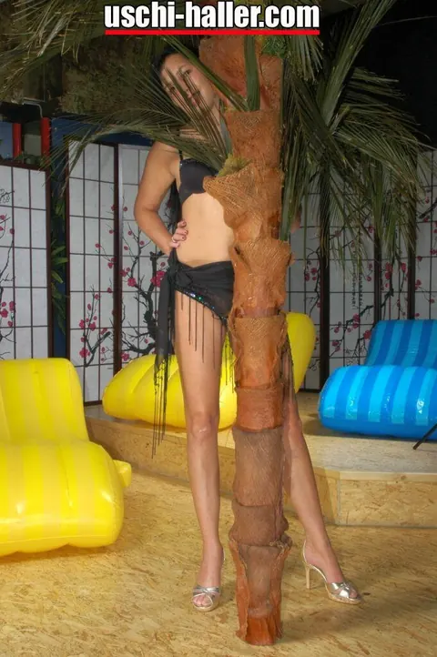 Thick Brunette MILF Poses in Lingerie and Skirt Before Stripping Nude – photo 7 of 16