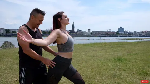 Melina May: Tall German Redhead Fucks Her Trainer in the Gym – photo 3 of 9