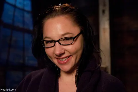Maggie Mayhem: Brunette in Glasses Bound and Toyed – photo 20 of 21