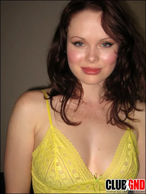 Thick Redhead in Lingerie Poses in the Bedroom – photo 10 of 12