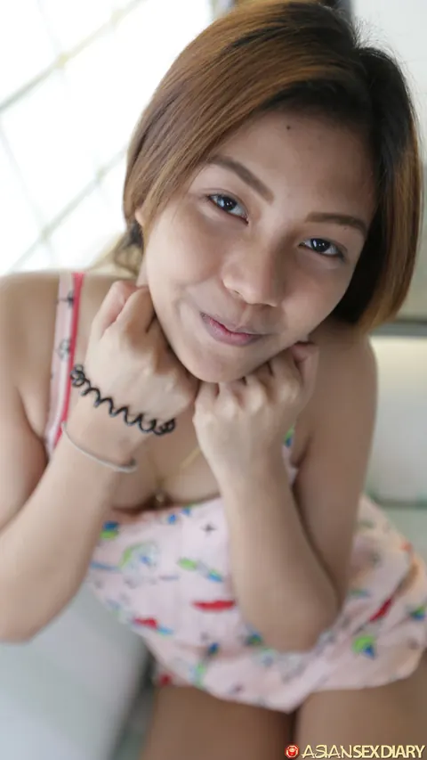 Slim Asian Redhead in Lingerie Has Sex with Her Partner – photo 6 of 21