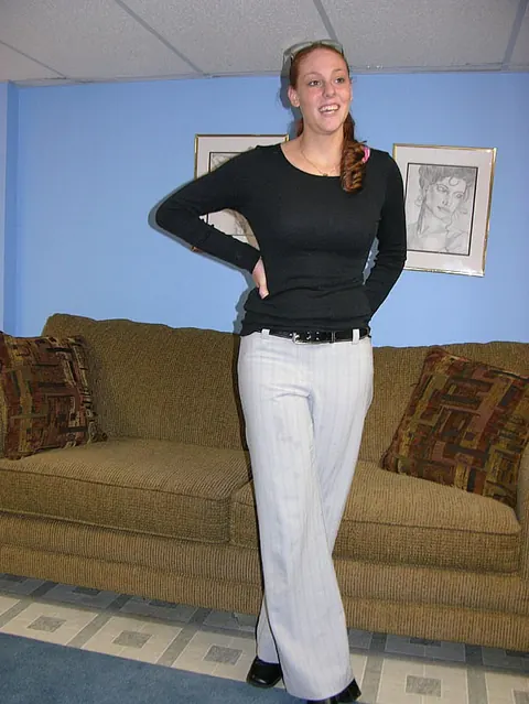 Redhead with Big Tits Strips Out of Her Lingerie and Spreads – photo 7 of 20