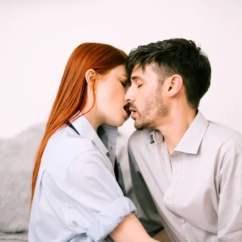 Lucy Huxley: Slim European Redhead Rides Him Cowgirl Style – photo 19 of 20