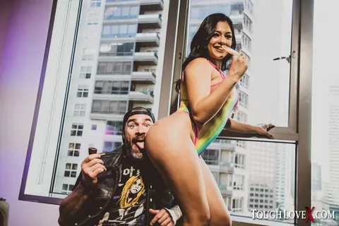 Serena Santos: Latina PAWG in Heels Sucks Cock Before Hardcore Fuck – photo 7 of 20