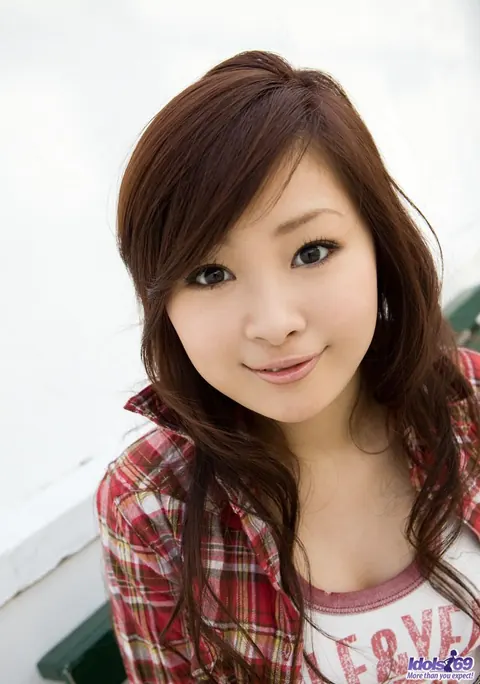 Suzuka Ishikawa: Slim Japanese Brunette Displays Her Big Tits and Hairy Bush – photo 16 of 16
