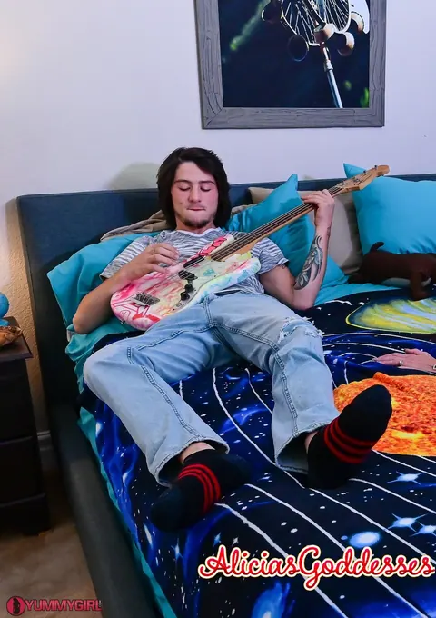 Sofie Marie: Tall Mature Brunette Takes Anal in Panties for Guitar Guy – photo 1 of 21