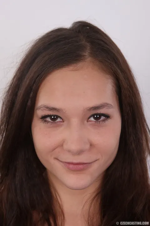European Brunette Undresses for a Casting in Panties – photo 1 of 15