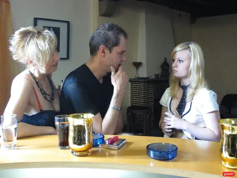 Jeannine Hansen & Silvia K: Blonde German MILF Joins a Mature Swinger Orgy – photo 2 of 15