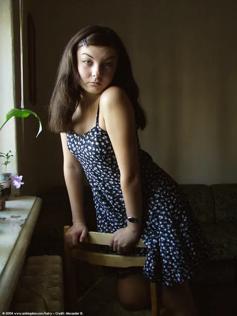 Amateur Woman Strips and Spreads Her Hairy Pussy – photo 1 of 16