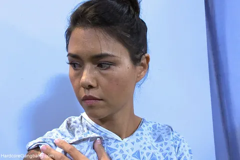 Dana Vespoli: Busty Asian MILF in Bondage Takes a Gangbang – photo 4 of 21