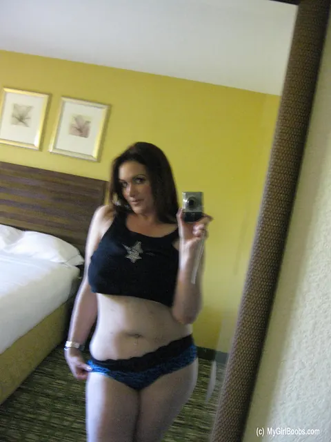 Ryan Edel: Redhead MILF with Big Natural Tits Takes Mirror Selfies in Panties – photo 9 of 16