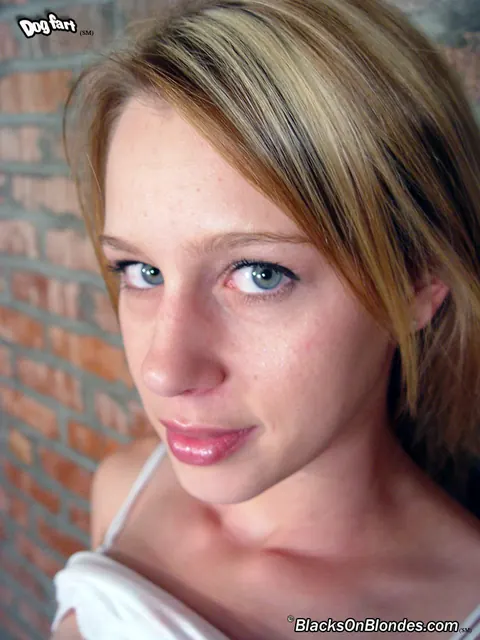 Lexi Mathews: Petite Blonde Sucks Black Cock Outdoors and in the Hotel – photo 2 of 21