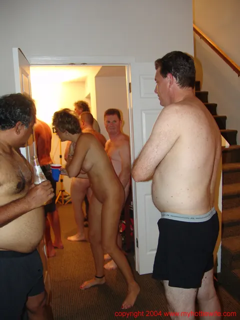 Dee Delmar: Mature Blonde and Redhead Share a Guy in a Group Orgy – photo 6 of 20