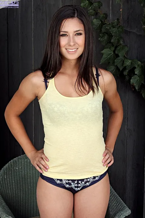 Ryan Reese: Brunette Strips Out of Her Lingerie and Shows Her Ass – photo 2 of 21