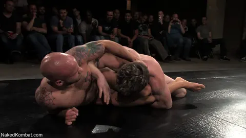 Two Nude Men Stand Together and Rotate to Show Bodies – photo 12 of 21