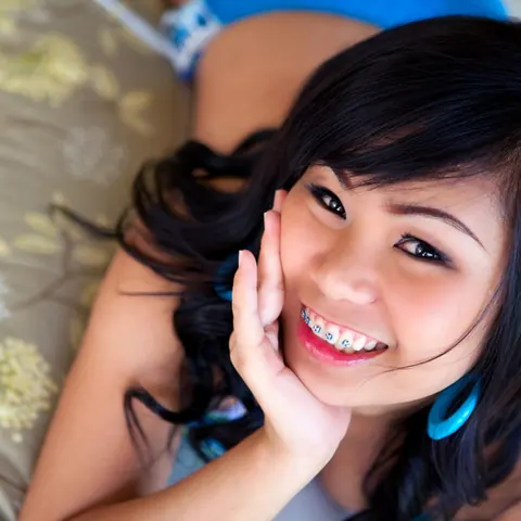 Thick Asian Brunette in a Bikini Takes Anal and a Facial – photo 13 of 16
