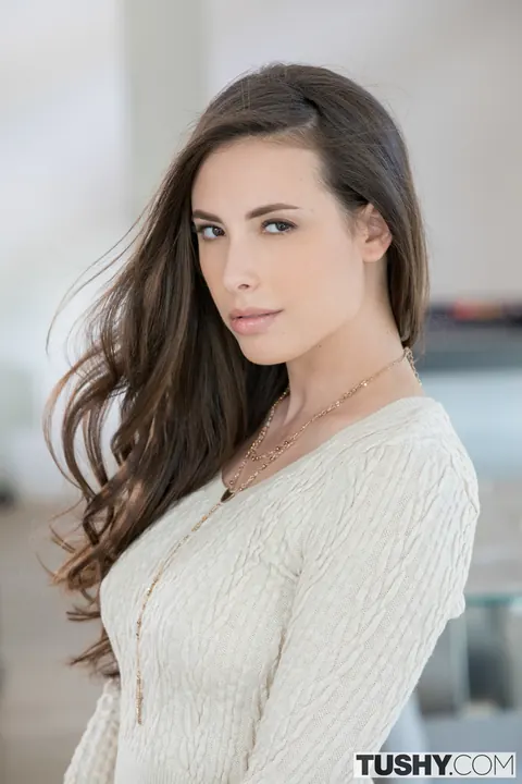 Casey Calvert: Petite Brunettes in Stockings Share Cock for Anal Threesome – photo 2 of 21