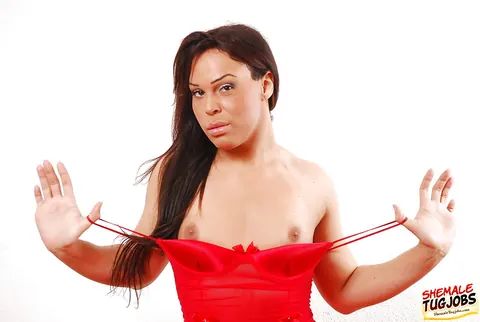 Latina Trans Woman in Stockings Poses and Shows Her Body – photo 5 of 16