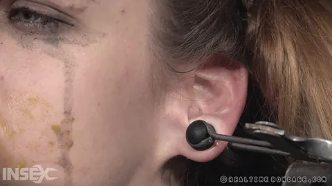 Jessica Kay: Redhead in Bondage Takes a Facial in Close-Up – photo 3 of 15