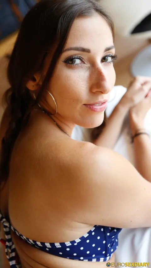 Clea Gaultier: French Babe with Pigtails Gets Fucked Doggy Style in POV – photo 8 of 21