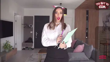 Sweet Bunny – Woman with Enhanced Tits Flashes and Rides a Huge Dildo