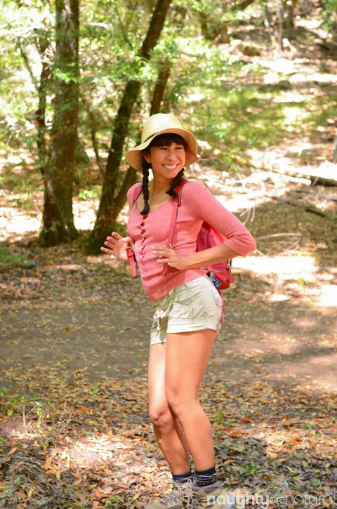 Vivi Marie: Latina Strips Nude While Camping and Spreads Her Hairy Pussy – photo 1 of 21