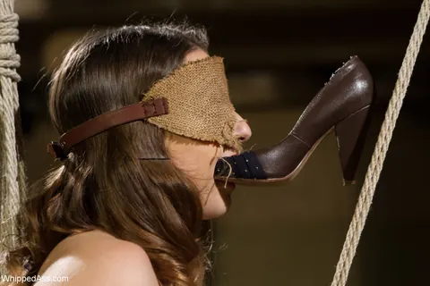 Missy Minks: Mature Redhead MILF Dominates Petite Brunette in Bondage – photo 17 of 20