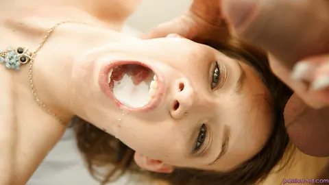 Sophia Wilde: Petite Brunette Gives a Blowjob and Swallows His Load – photo 16 of 16