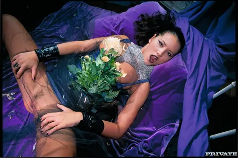 Angel Dark: Thick European MILF Takes Double Penetration and a Facial – photo 5 of 20