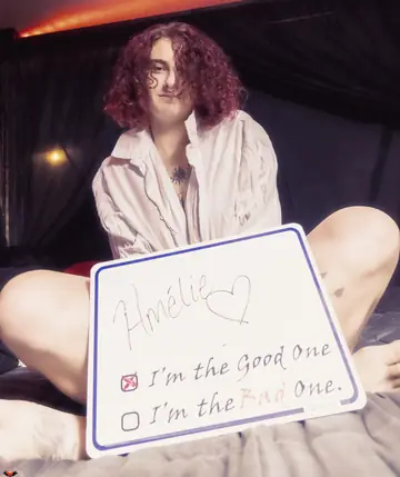 Curly Redhead with Big Tits Spreads Her Pussy