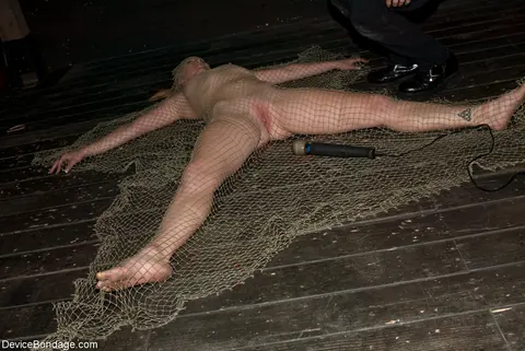 Amber Keen: Busty Tattooed MILF and Redhead Bound in Group Bondage – photo 1 of 21