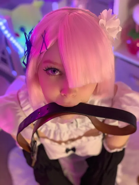 Kitty Gem: Blonde PAWG in a Maid Uniform Spreads Her Ass – photo 12 of 20