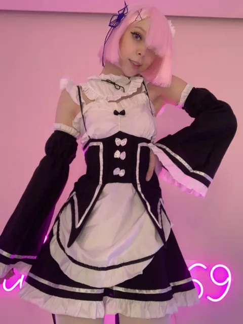 Kitty Gem: Blonde PAWG in a Maid Uniform Spreads Her Ass – photo 10 of 20
