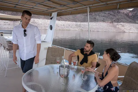Ariana Marie: Busty Spanish MILF Takes Double Penetration Outdoors – photo 10 of 21