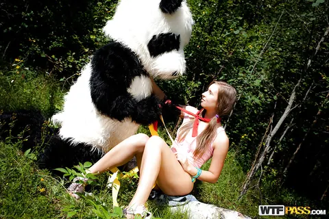 Woman Sucks Cock and Takes a Dildo in the Forest – photo 2 of 16