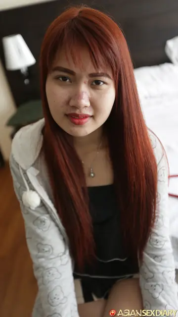 Petite Asian Redhead Has Sex in a Hotel