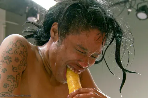 Nikki Darling: Petite Ebony Facesits Thick Tattooed Woman in Bondage – photo 20 of 21